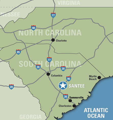 America S Value Golf Destination Santee South Carolina   Santee Map 